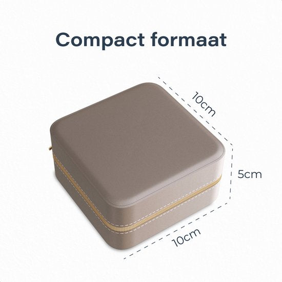 Vimora Schmuckkästchen mit Spiegel - Für Schmuck, Halsketten, Ohrringe, Armbänder - Box - Erwachsene - Mädchen - Frauen - Damen