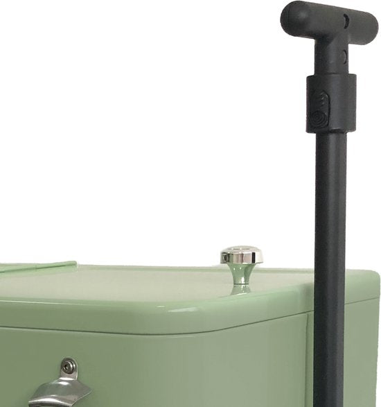 AXI Cooler Go Handwagen in Grün – Handwagen – Kühlbox mit Rädern – 76 l Fassungsvermögen – Kühlbox mit Ablasshahn