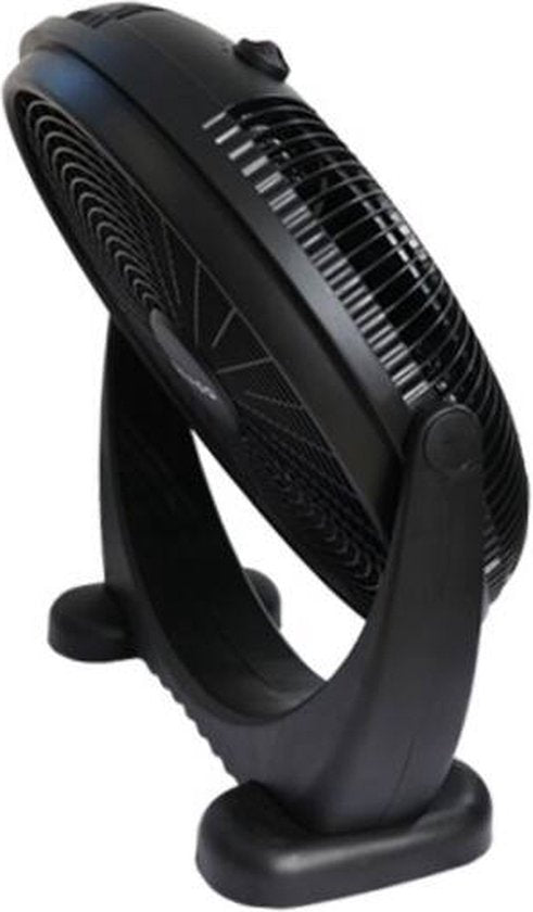 BRASQ Bodenventilator - 50 cm - Schwarz - 3 Geschwindigkeiten - Standventilator - Einstellbar - 90 Watt
