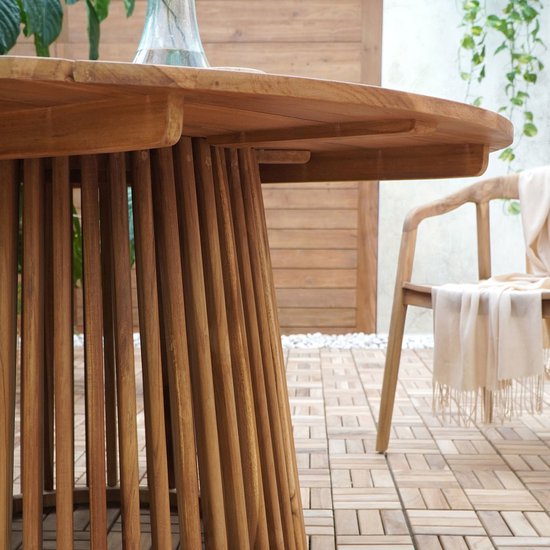 Haus Nordic Esstisch Lorca - Teak - Natur - 120cm