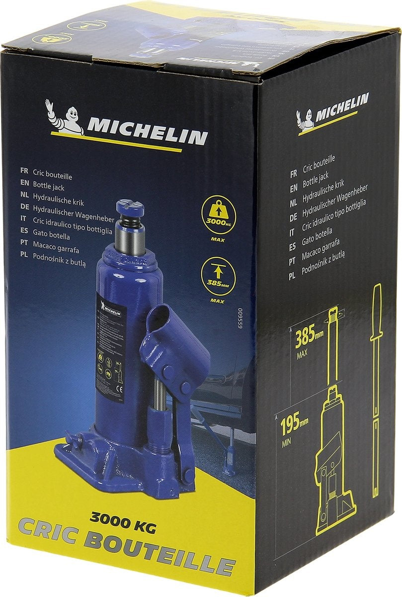 Michelin Topfwagenheber - Hydraulischer Wagenheber - 3T Hebekapazität