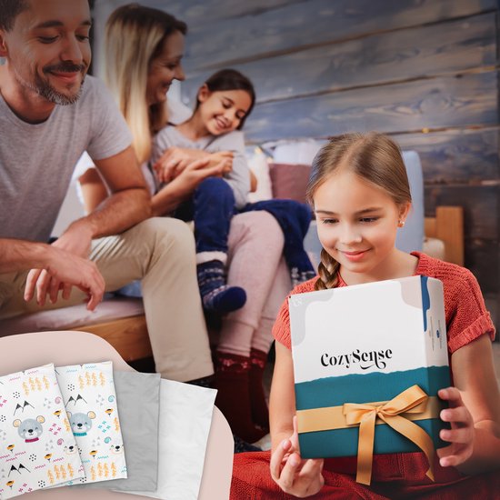 CozySense® Beschwerungsdecke Kind 2,4 kg - Beschwerungsdecke - Beschwerungsdecke mit GLASS-Flow® Druckverteilung - Waschbarer Bezug - Hypoallergen - Für Mädchen