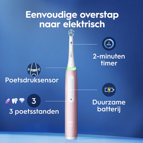 Oral-B iO 3N Elektrische Zahnbürste – Rosa