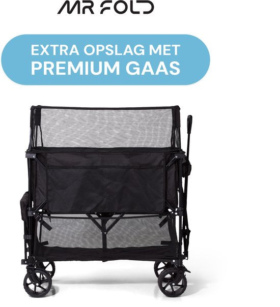 Mr. Fold Bolderkar XXL - faltbar - 400L - 300KG - geländegängige Räder