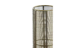Lezuza Tischleuchte Ø11x39,5 cm - Antike Bronze - Elegantes und stimmungsvolles Design