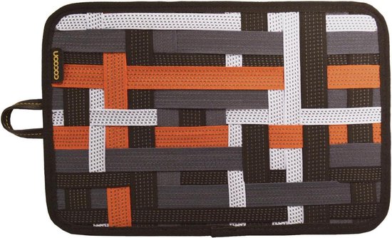 GRID IT! Der ultimative Taschenorganizer – Aufbewahrungssystem für iPad, schwarz/orange (mittel)