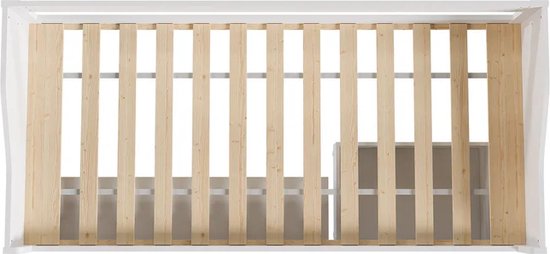 Einzelbett Nalu - Weiß - 90 x 200 cm