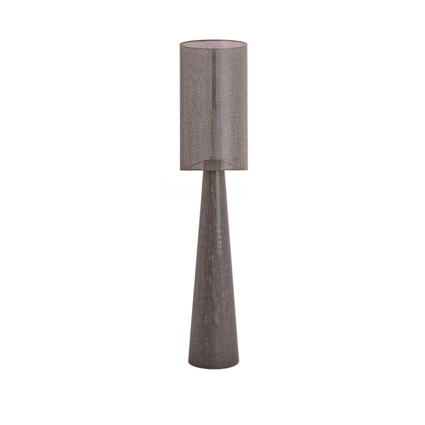 Micky Stehlampe – Leinen – Ø 38 × 180 cm – Braun