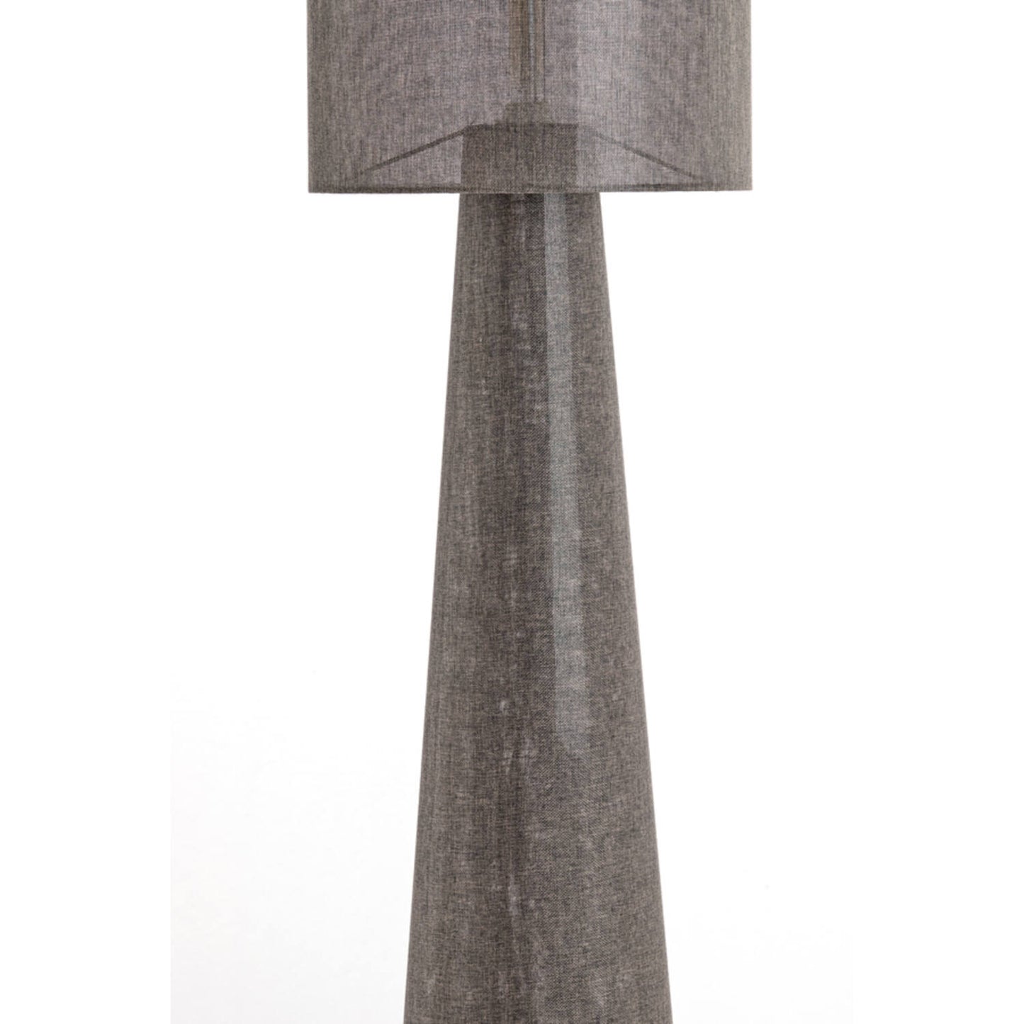 Micky Stehlampe – Leinen – Ø 38 × 180 cm – Braun