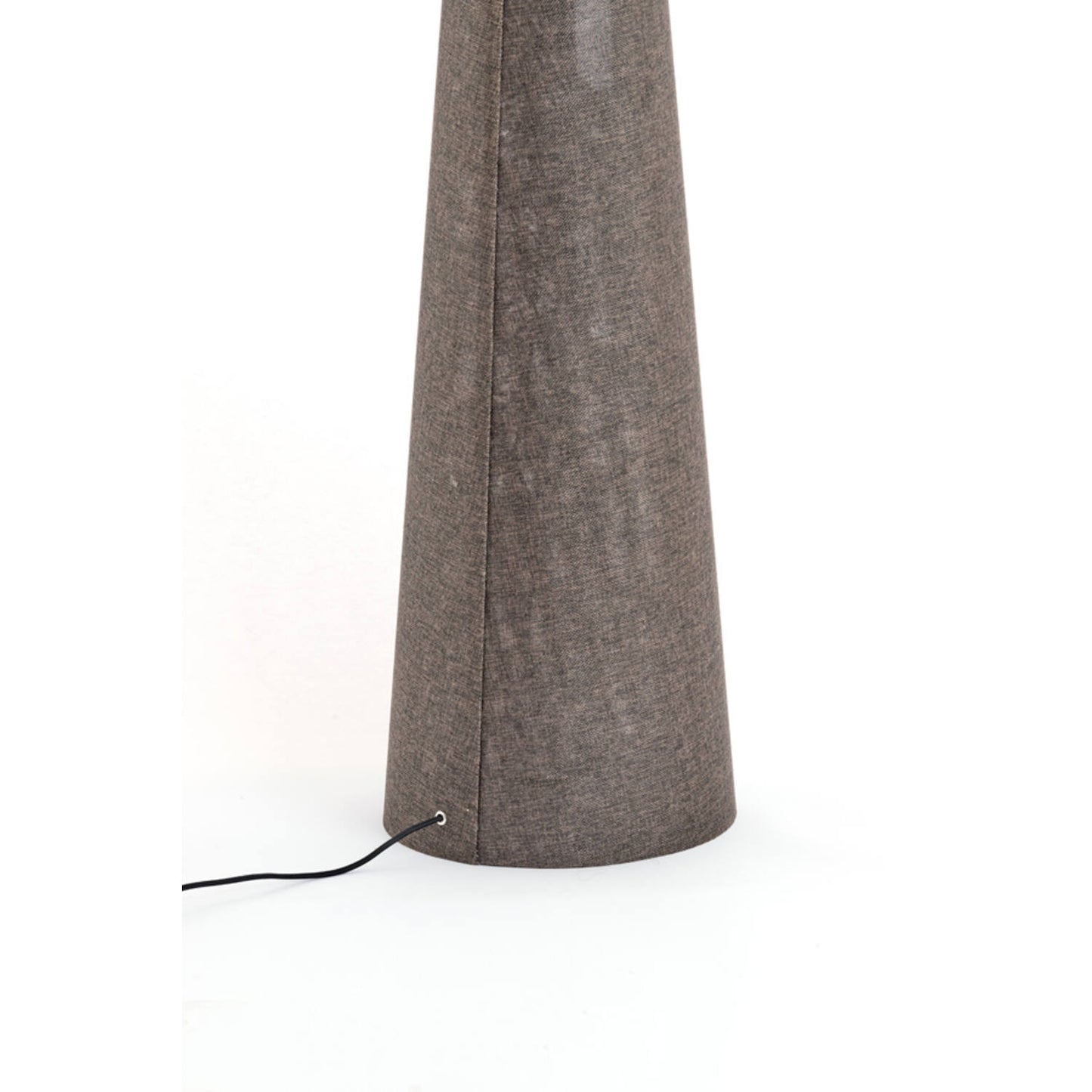 Micky Stehlampe – Leinen – Ø 38 × 180 cm – Braun