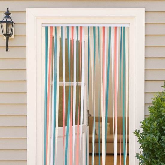 Kinzo Türgitter 220x100 cm - Insektenschutzgitter ohne Bohren - Magnetischer Insektenschutzvorhang für die Tür - Fenstergitter & Insektenschutzgitter - Wiederverwendbares Gitter für Balkon oder Gartentür