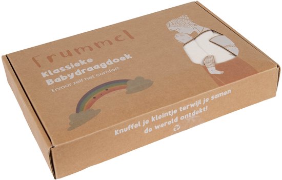 Frummel Baby Sling - Baby Tragetuch - Gewebt - Baby 0-36 Monate - Neugeborenes - Beige