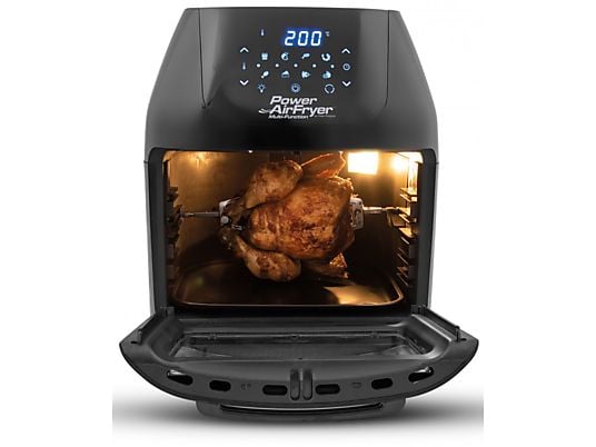MediaShop M16438 Power AirFryer Multifunction – Heißluftfritteuse – 9 l – 1800 W – Schwarz