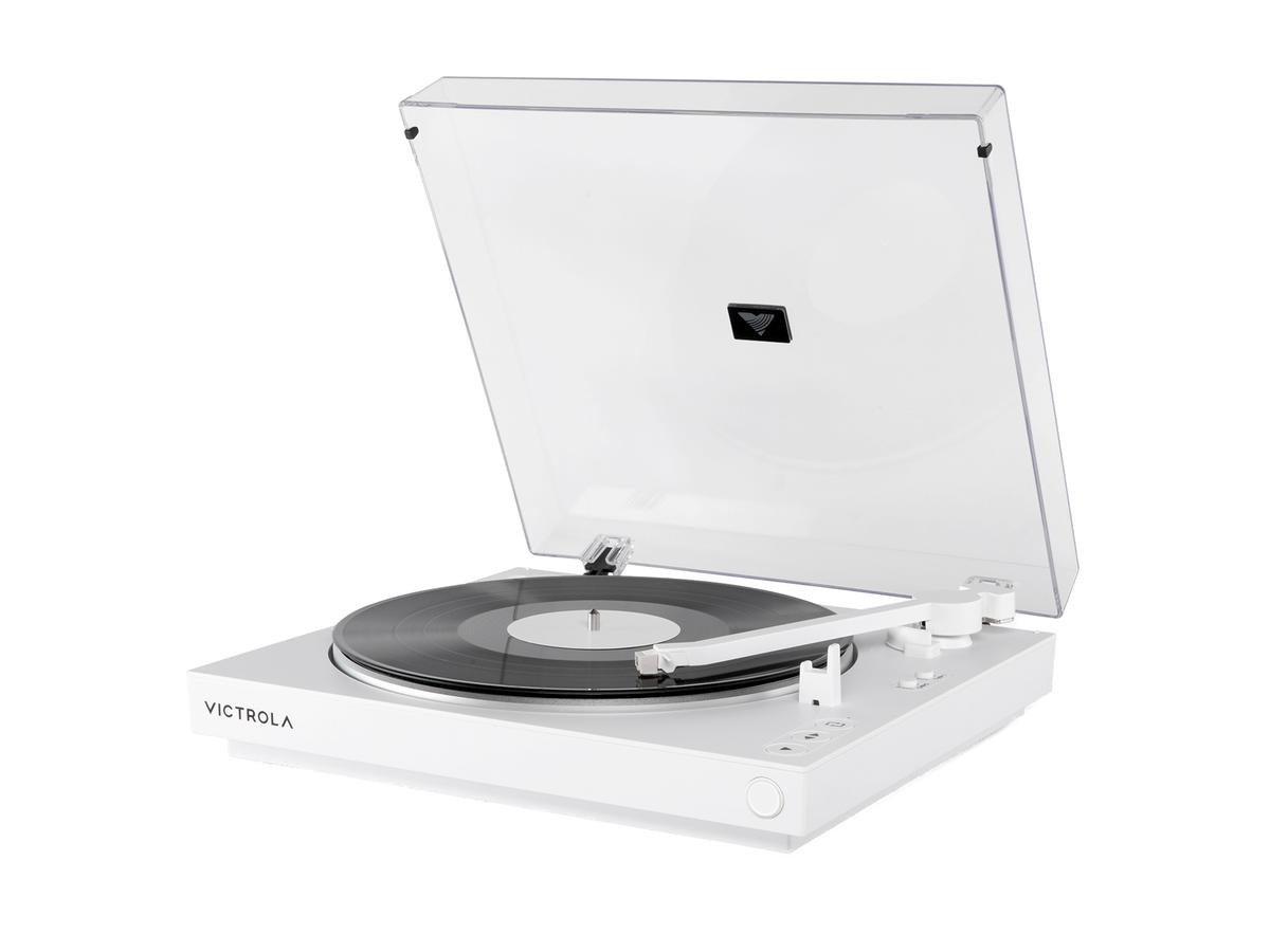 Victrola Automatischer Plattenspieler – Vorverstärker – Bluetooth – Weiß