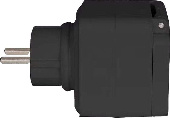 Denver Smart Plug mit Energiezähler - Erdung - Timer - Smart Plug - Innen & Außen - Mit App für iOS und Android - Amazon Alexa - Google Home - TUYA - Wasserdicht - PLO118