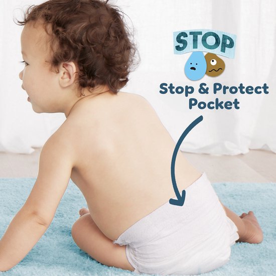 Pampers Premium Protection Größe 2 – 240 Windeln – 4 kg–8 kg – Monatsbox