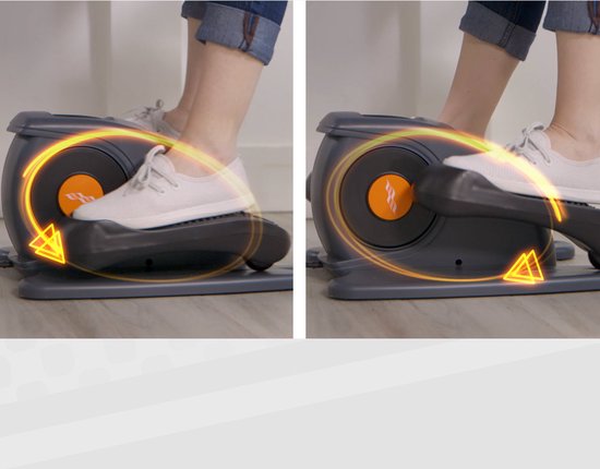 Mediashop VibroLegs Elliptical – Mini-Heimtrainer – motorisierter Ellipsentrainer für mehr Bewegung im Sitzen – Pedaltrainer für das Homeoffice und die Freizeit