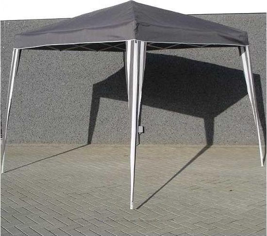 Partyzelt Easy Up - grau/anthrazit - 3 x 3 m