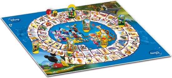 Clementoni Brettspiel – Gänsespiel Disney – Gesellschaftsspiel für die Familie – Kinder ab 6 Jahren