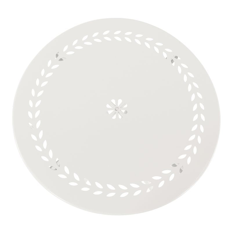 AXI Marilou Bistrotisch 60 x 60 x 74,5 cm – rund – weiß – Gartentisch und Balkontisch aus Metall