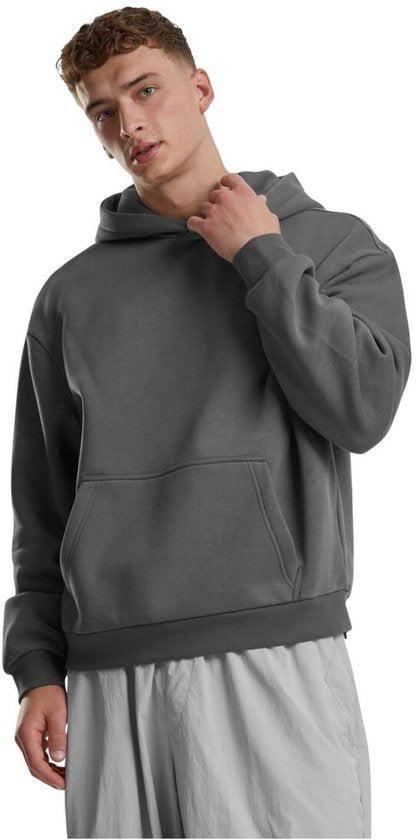 Urban Classics – Flauschiger Hoodie/Pullover – S – Grau