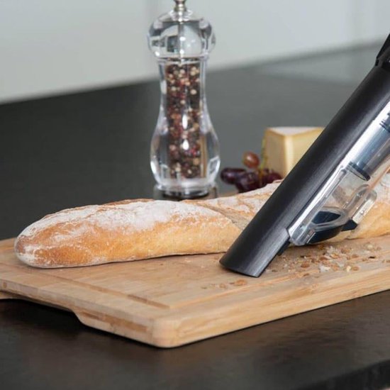 Livington Prime Everyday kabelloser Handstaubsauger ohne Beutel – Handstaubsauger mit einer Leistung von 90 Watt – inkl. 3 Aufsätze – schwarz