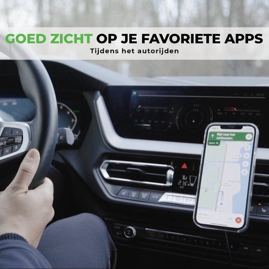 iSetchi Telefonhalterung - Qi Wireless Charger - 15-Watt-Schnellladegerät - Lüftungsgitter