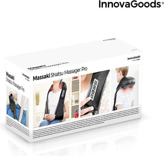 Shiatsu Pro Massagegerät Massaki InnovaGoods 24W