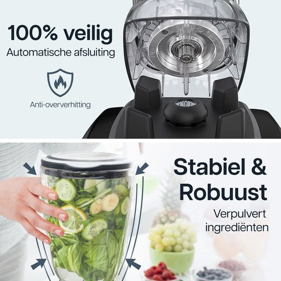 ProTrue - Extreme Blender - Smoothie-Mixer - Fruchtmixer - 2L - 2000W