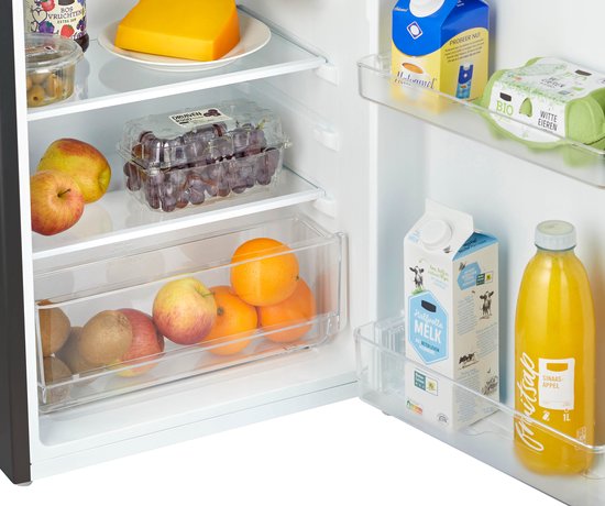 Tomado TRT4702B - Tischkühlschrank - 80 Liter - Mit Gefrierfach - Energielabel D - Schwarz