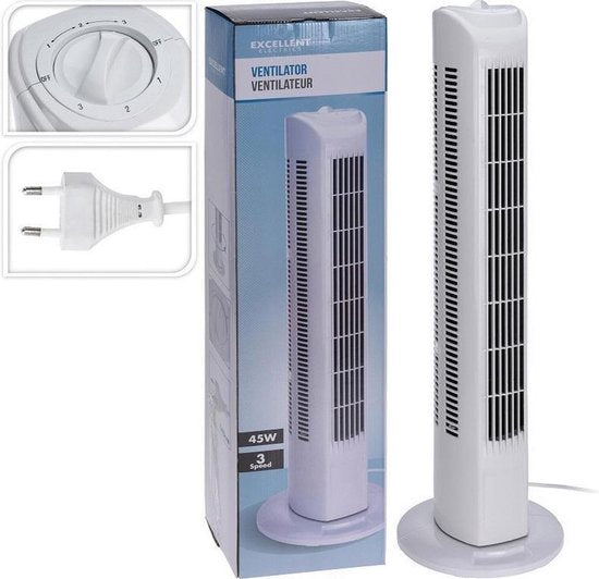 MaxxHome Turmventilator – WEISS