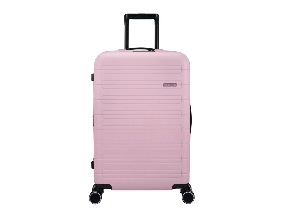 American Tourister Novastream Spinner Trolley – Erweiterbar – TSA-Schloss – Größe 67 cm – Dark Slate