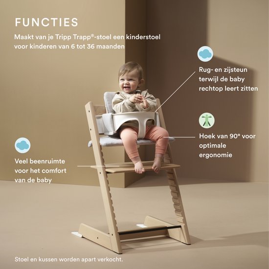 Stokke® Tripp Trapp® Baby-Set² – Sturmgrau