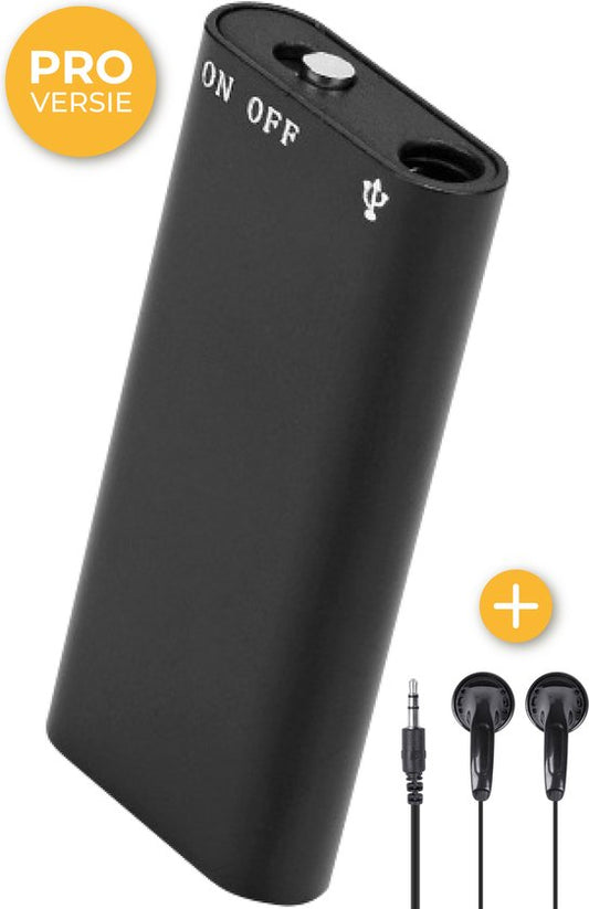 Nuvance - Lauschangriff - Mini-Lauschangriff - Sprachaufzeichnung digital - Spionage-Recorder - Diktiergerät - Lauschangriff Aufnahme