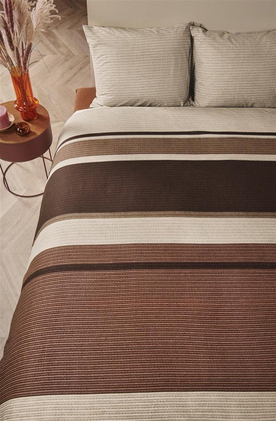 Beddinghouse Raya Bettbezug - Lits-Jumeaux - 240x200/220 - Steinrot