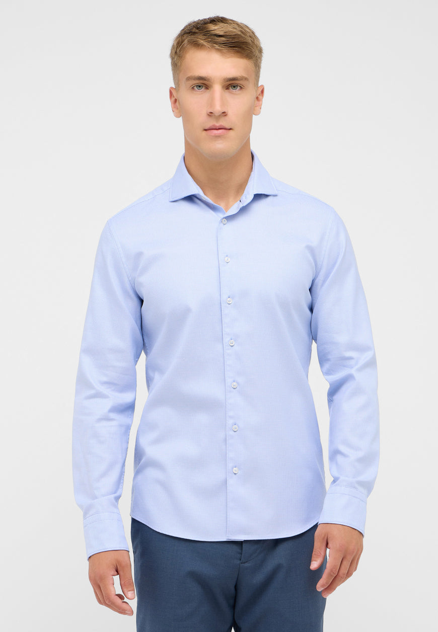 Seidensticker Group - SLIM FIT Hemd - hellblau strukturiert - Größe 38