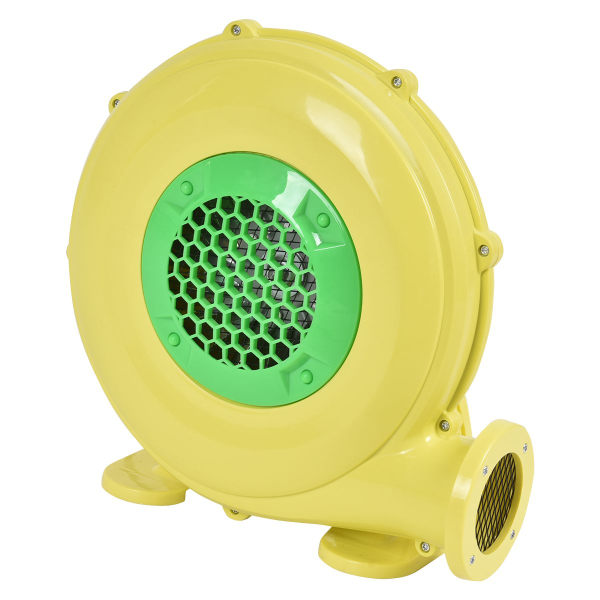 Elektrisches Luftgebläse 450 W - Tragbares Gebläse für Hüpfburgen und aufblasbare Modelle - mit Handgriff - 220-240V - Gelb