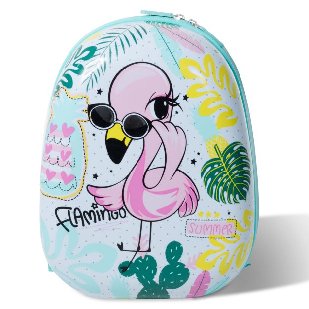 2 Stück Kindergepäck Handtasche Set mit Rucksack und Koffer - 30 X 22 X 44.5-74 CM