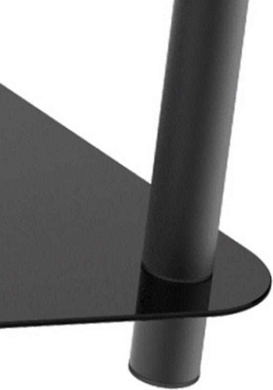 TV-Schrankmöbel - Audio-Hifi-Möbel - 80 cm breit - schwarz