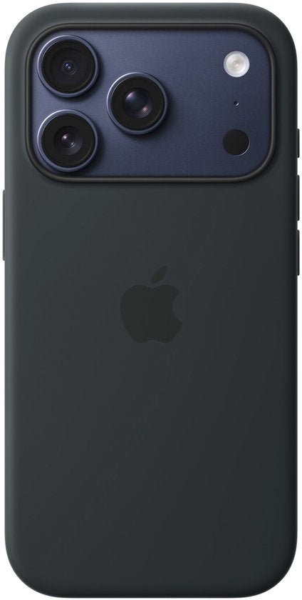 Silikonhülle mit MagSafe für das iPhone 17 Pro – Schwarz