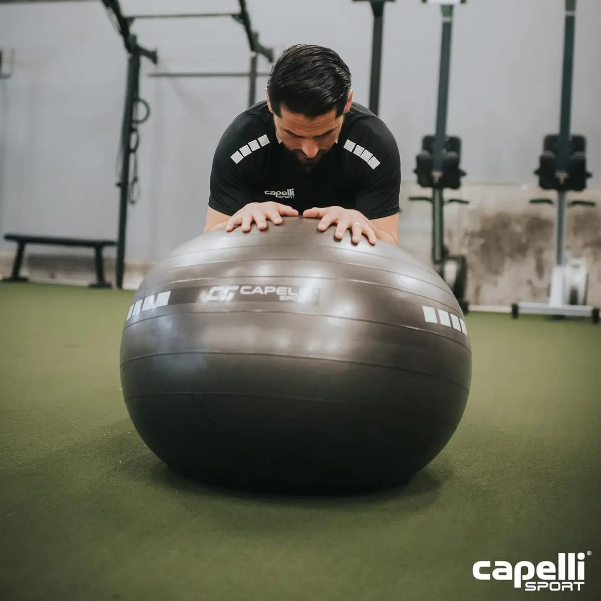 Capelli Sport Fitnessball 75 cm – Pannensicher & rutschfest – Bis zu 150 kg – Für Yoga & Core-Training