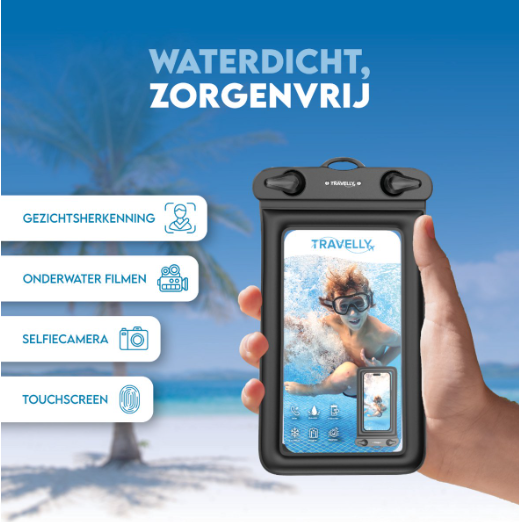 Travelly wasserdichte Handyhüllen – 2er-Set