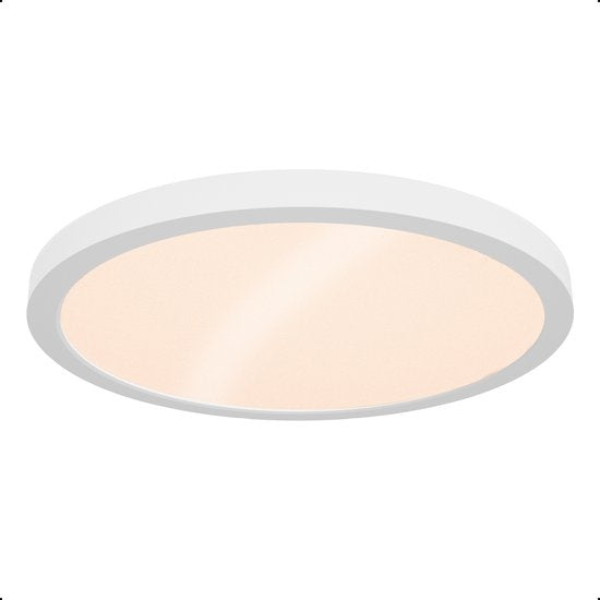 Goliving Deckenleuchte - Deckenleuchte - Led - Extra dünn - Warmweißes Licht - Schlafzimmer - Badezimmer - Wohnzimmer - Ã˜ 23cm - Weiß