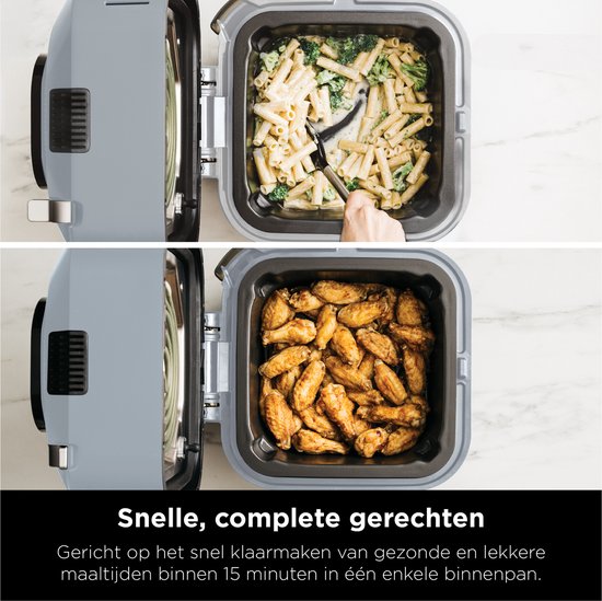 Ninja Speedi Rapid Cooker und Heißluftfritteuse – Multikocher – 10 Kochfunktionen – 5,7 Liter – ON400EU