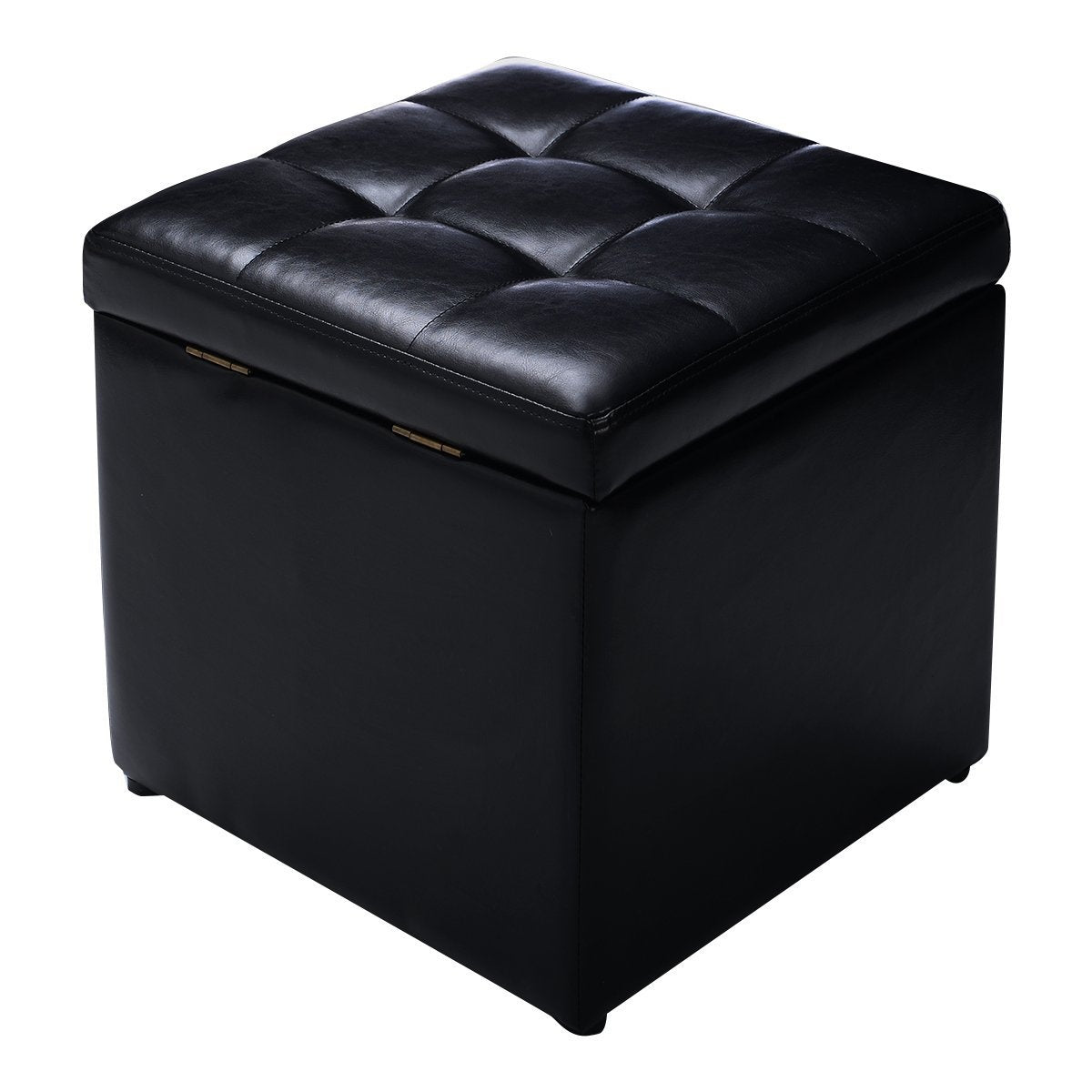 Coast Stuhl Würfel Stuhl Box Hocker auf Aufbewahrungskoffer gepolstert Hocker Leder Brust Hocker braun