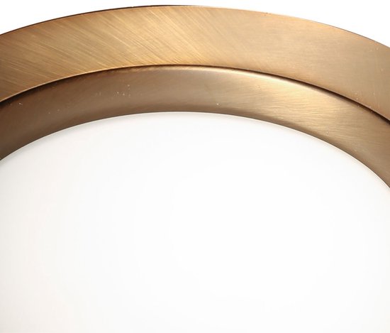 Deckenleuchte Steinhauer Ikaro 1365BR Bronze Ø 24 cm – 4-stufig dimmbar, für den Innenbereich geeignet, aus hochwertigem Metall und Glas