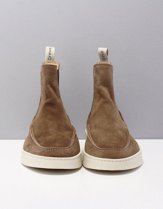 Greve 2700 Schnürschuhe für Herren, braun  2953 Sesam-Wildleder 45 (10+)