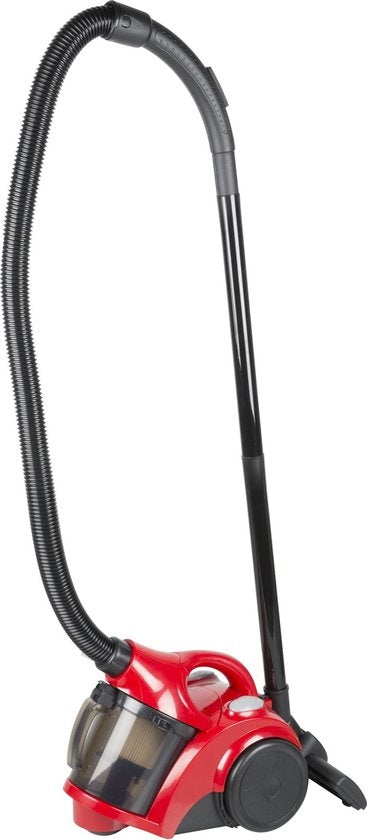 Dunlop Staubsauger ohne Beutel - 700 Watt - 2 Liter Auffangbehälter - Rot/Schwarz