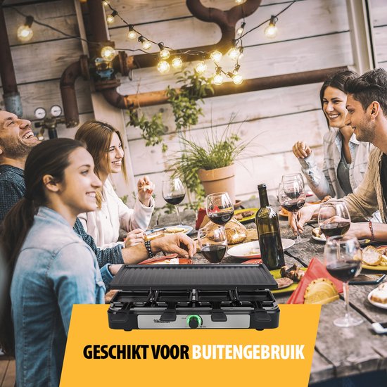 Tristar Gourmet Set - RA-2746 - 1400W - Griddle 8 Personen - Inkl. 8 Pfannen - PFAS-frei
