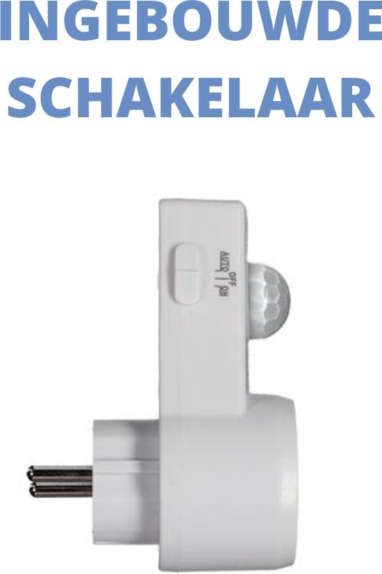 Perelstecker mit Bewegungsmelder - Pin Erde